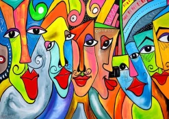 Puzzle Faces of Life
