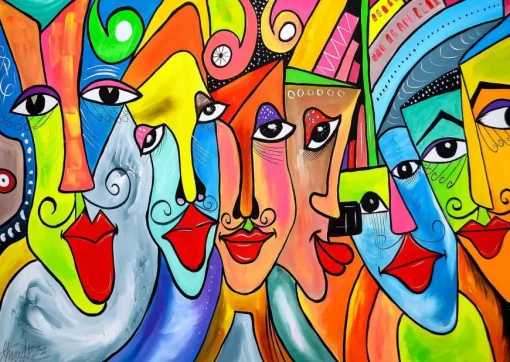 Puzzle Faces of Life