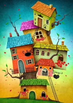 Puzzle Fairy Tale Houses