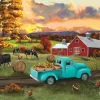 Puzzle Fall Sunset at the Barn