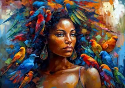 Puzzle Feathery Queen