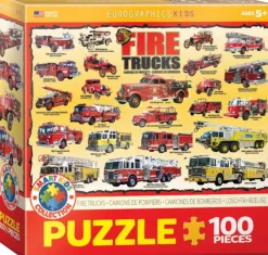 Puzzle Fire trucks