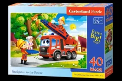 Puzzle Firefighters to the Rescue 40maxi