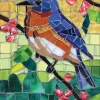 Puzzle Fisher - Stained Glass Bluebird