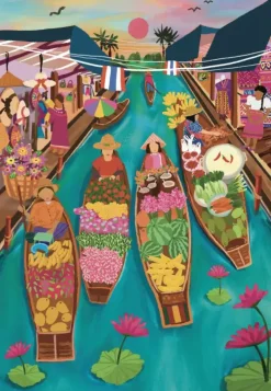 Puzzle Floating Market Thailand