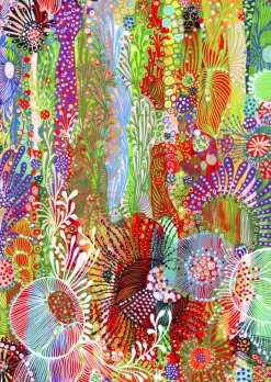 Puzzle Floral Curtain