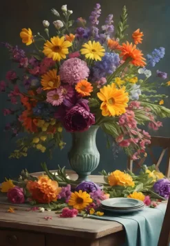 Puzzle Flower Bouquet