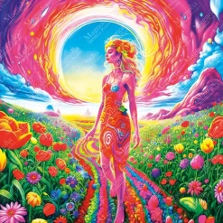 Puzzle Flower Path