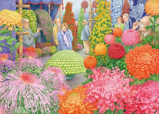 Puzzle Flower Show: Optimism and Joy