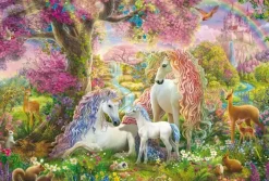Puzzle Flowers and Unicorns