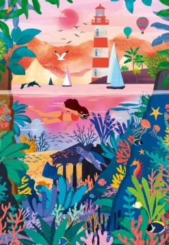 Puzzle Fonds Marins Colorés