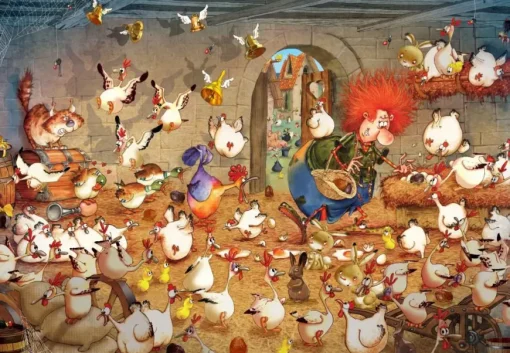 Puzzle François Ruyer - Sorcière de Pâques