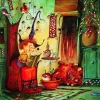 Puzzle François Ruyer - Witch - reading book