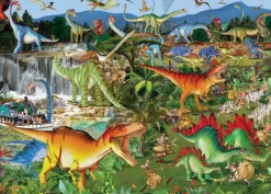 Puzzle François Ruyer: Explorers and Dinosaurs