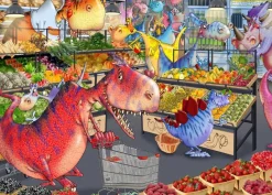 Puzzle François Ruyer: Shopping des Dinosaures