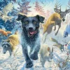 Puzzle Fredrickson: Labrador in Snow