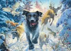 Puzzle Fredrickson: Labrador in Snow