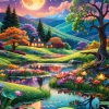 Puzzle Full Moon Night