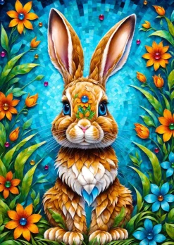 Puzzle Garden Bunny