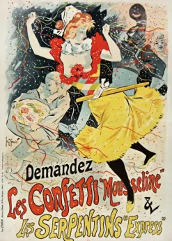 Puzzle Georges Meunier - Confettis et Serpentins, 1894