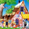 Puzzle Gingerbread cottage