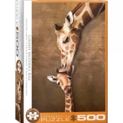 Puzzle Giraffe Mother's Kiss 500 XXL