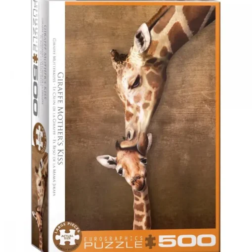 Puzzle Giraffe Mother's Kiss 500 XXL