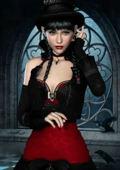 Puzzle Gothic: Woman with raven
