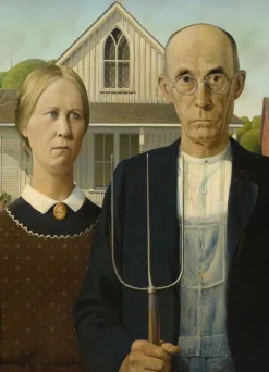 Puzzle Grant Wood - American Gothic