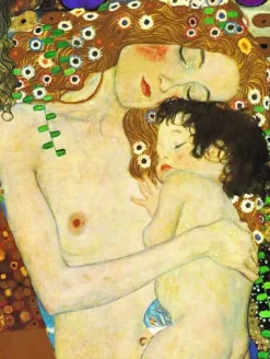 Puzzle Gustav Klimt: Three Ages of Women, Mother and Child