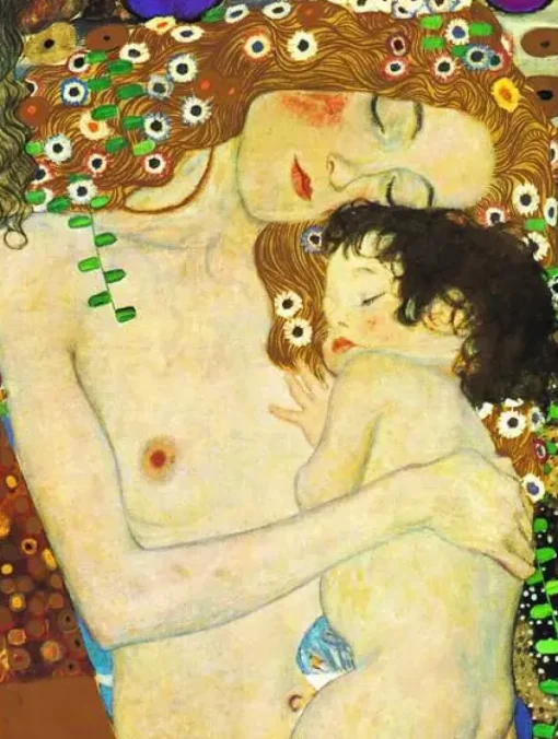 Puzzle Gustav Klimt: Three Ages of Women, Mother and Child
