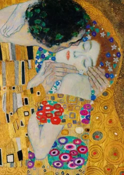 Puzzle Gustave Klimt - The Kiss (detail), 1908