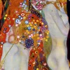 Puzzle Gustave Klimt - Water Serpents II, 1907