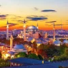 Puzzle Hagia Sophia at Sunset, Istanbul