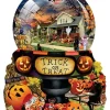 Puzzle Halloween Globe