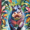 Puzzle Happy Hippo