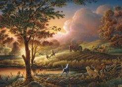 Puzzle Harvest in the Glow of the Sun