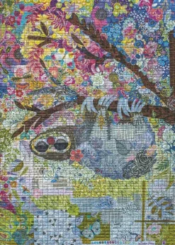 Puzzle Heine: Quilt Art: Sewn Sloth