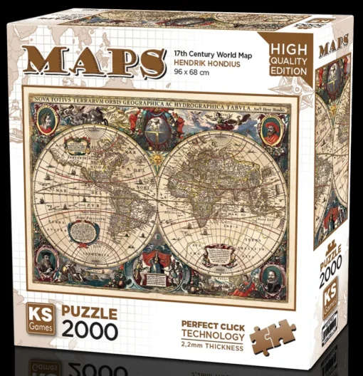 Puzzle Hendrik Hondius: Vintage World