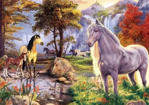 Puzzle Hidden Horses