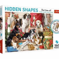 Puzzle Hidden Shapes Dog fun