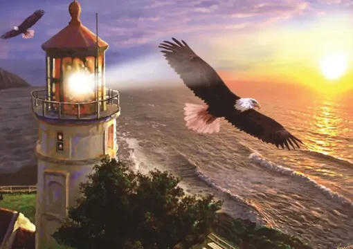 Puzzle High Flight at the Sun Rise