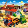 Puzzle House in construction