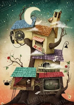 Puzzle House on the Tree