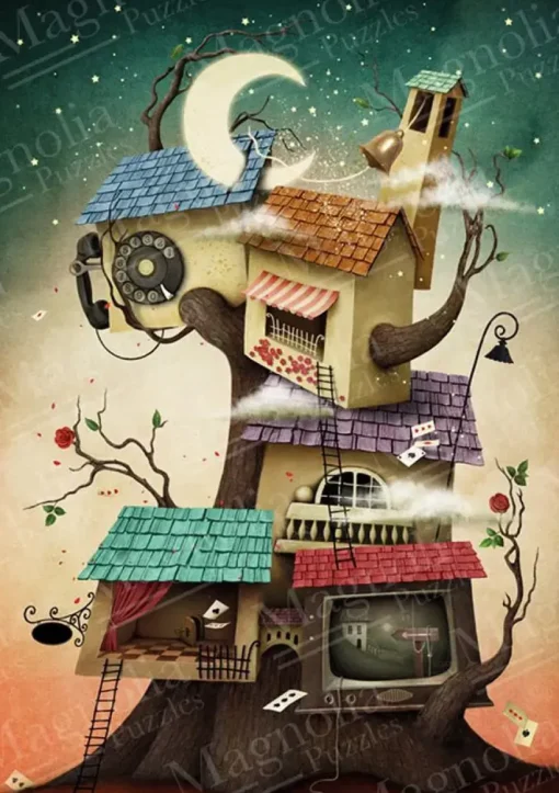 Puzzle House on the Tree