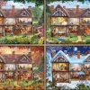 Puzzle Houses of Four Seasons