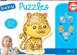 Puzzle 4in1 Baby Wild Animals
