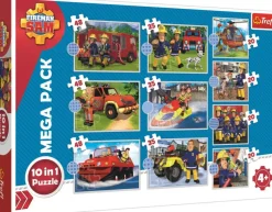 Puzzle 10in1 Firefighter Sam II