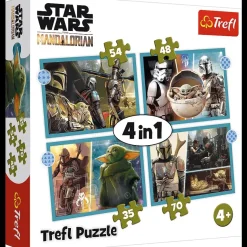 Puzzle 4in1 Mandalorian Star Wars