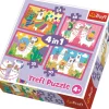 Puzzle 4in1 Merry Llamas
